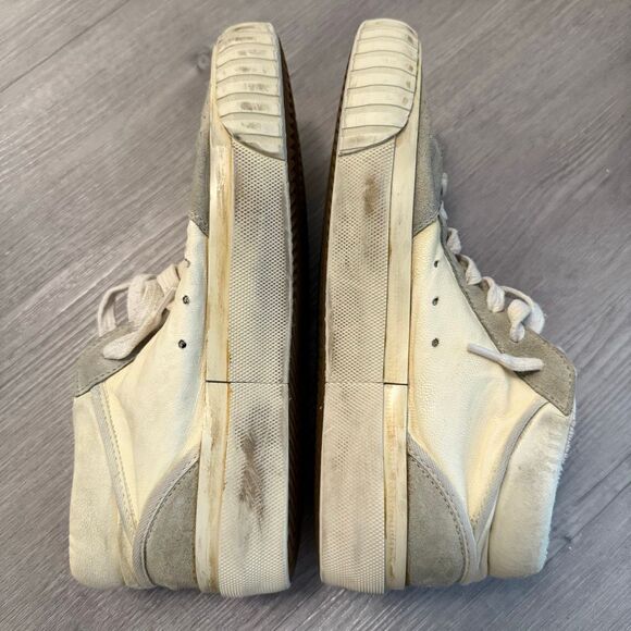 Golden Goose Mid Star with ice-gray suede inserts and white star Size 39 - Picture 9 of 10